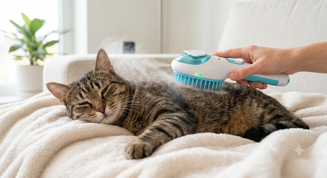 Does Your Pet Shed a Lot? The Secret Behind the Steam Brush That Cats and Dogs Love